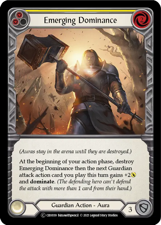 Emerging Dominance — Crucible of War - Unlimited — Rainbow Foil