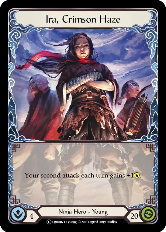 Ira, Crimson Haze — Crucible of War - Unlimited — Extended Art — Rainbow Foil