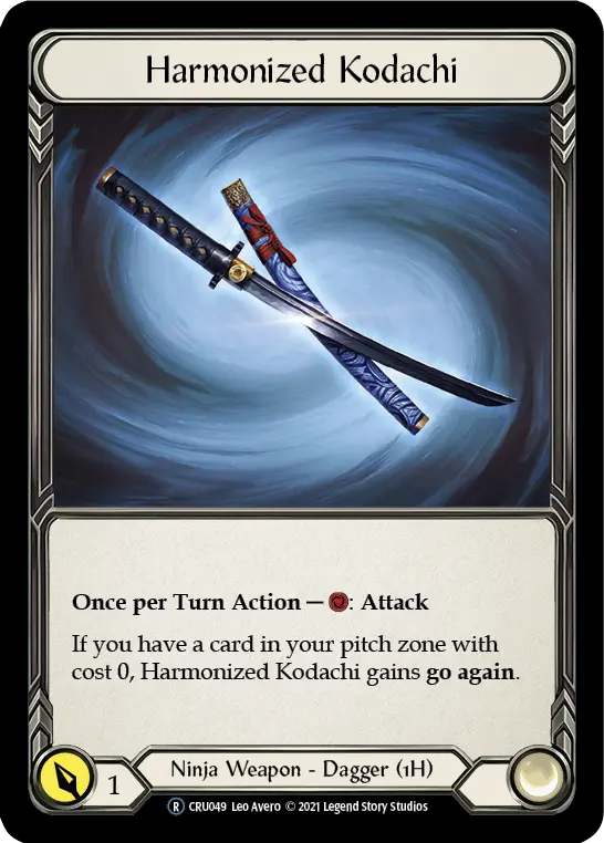 Harmonized Kodachi — Crucible of War - Unlimited — Rainbow Foil