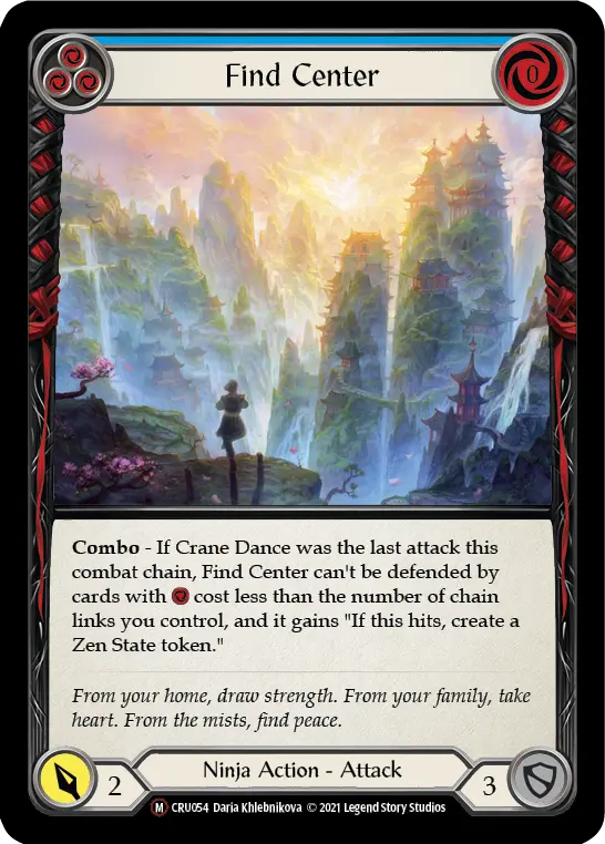 Find Center — Crucible of War - Unlimited — Rainbow Foil
