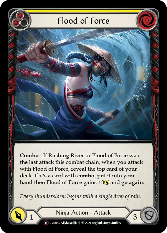 Flood of Force — Crucible of War - Unlimited — Rainbow Foil