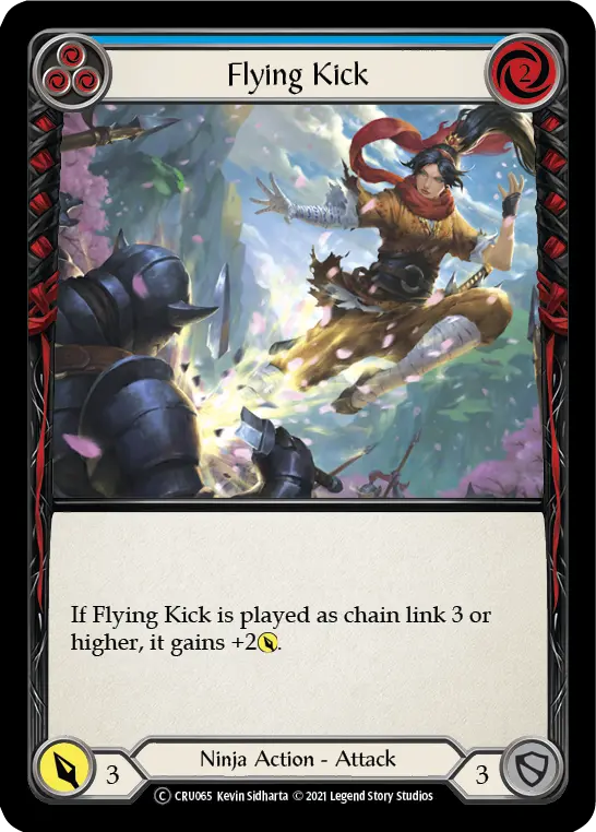 Flying Kick — Crucible of War - Unlimited — Rainbow Foil