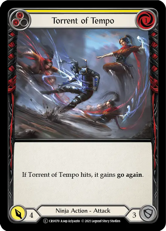 Torrent of Tempo — Crucible of War - Unlimited — Rainbow Foil