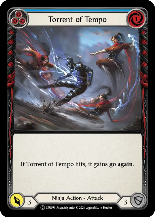 Torrent of Tempo — Crucible of War - Unlimited — Rainbow Foil