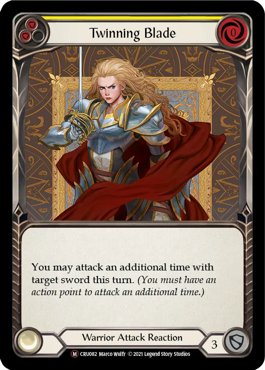 Twinning Blade — Crucible of War - Unlimited — Rainbow Foil