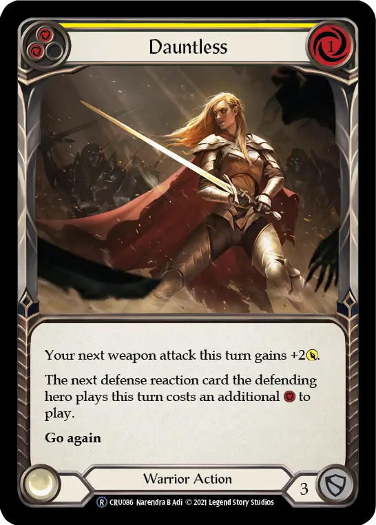 Dauntless — Crucible of War - Unlimited — Rainbow Foil