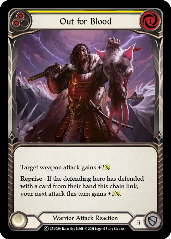 Out for Blood — Crucible of War - Unlimited — Rainbow Foil