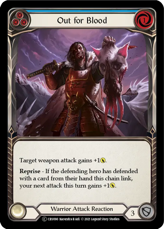 Out for Blood — Crucible of War - Unlimited — Rainbow Foil
