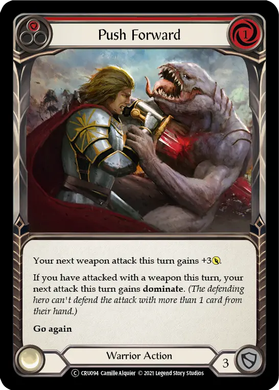 Push Forward — Crucible of War - Unlimited — Rainbow Foil