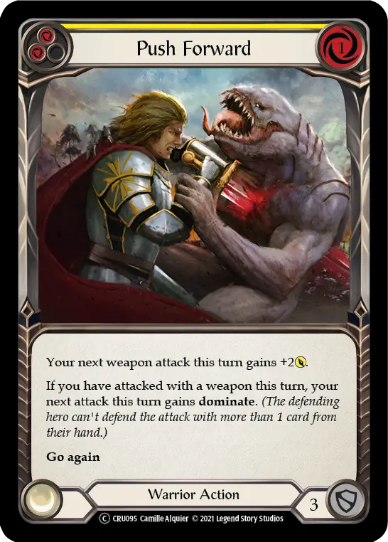 Push Forward — Crucible of War - Unlimited — Rainbow Foil
