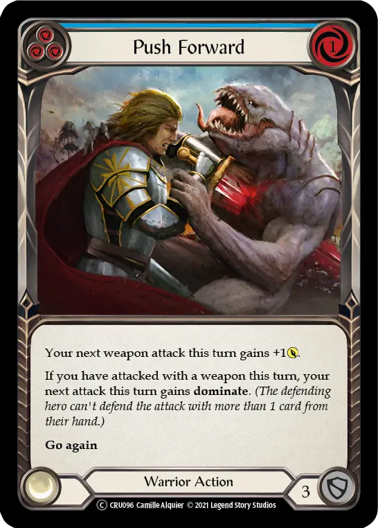 Push Forward — Crucible of War - Unlimited — Rainbow Foil