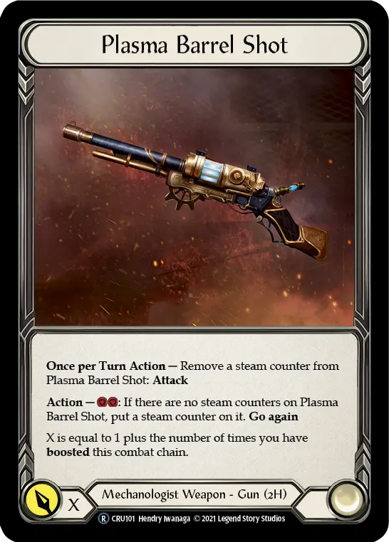 Plasma Barrel Shot — Crucible of War - Unlimited — Rainbow Foil