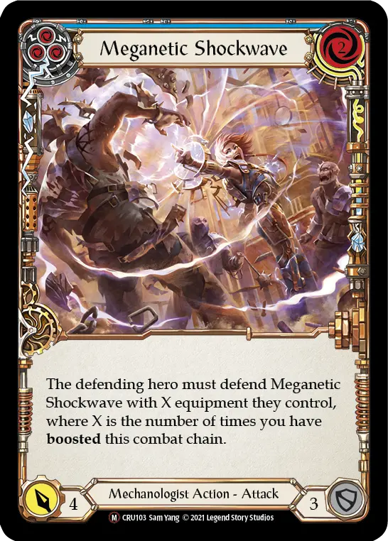 Meganetic Shockwave — Crucible of War - Unlimited — Rainbow Foil