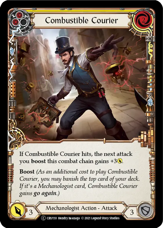 Combustible Courier — Crucible of War - Unlimited — Rainbow Foil