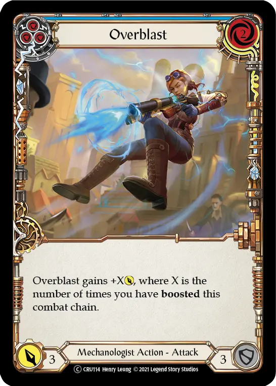 Overblast — Crucible of War - Unlimited — Rainbow Foil