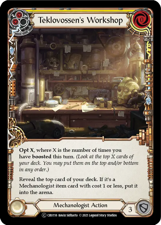 Teklovossen's Workshop — Crucible of War - Unlimited — Rainbow Foil