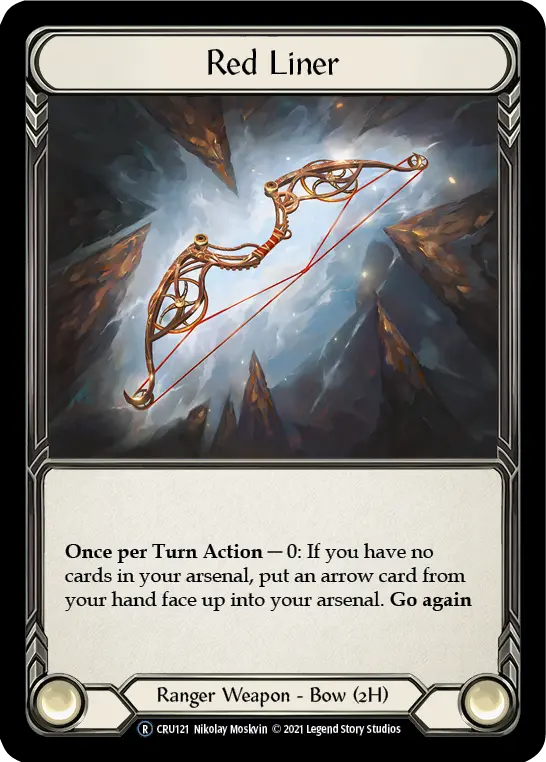 Red Liner — Crucible of War - Unlimited — Rainbow Foil