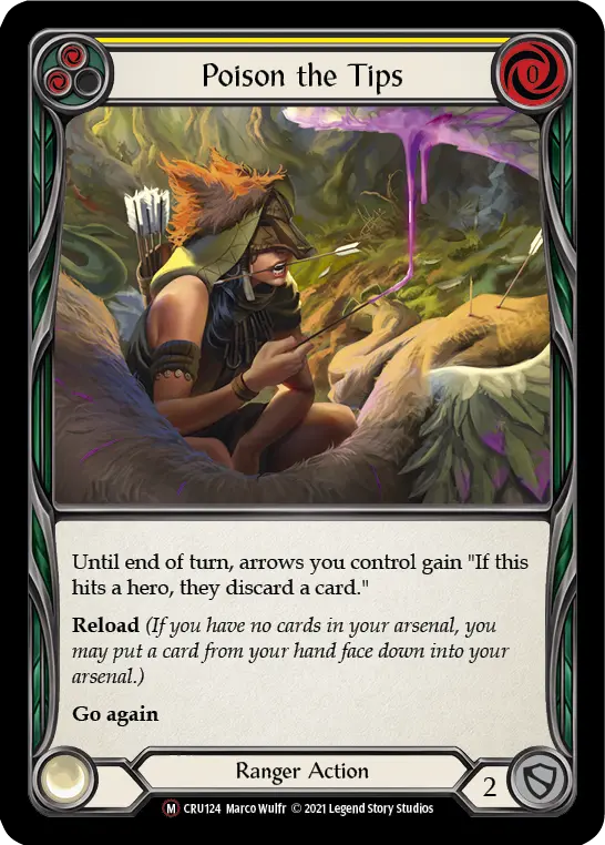 Poison the Tips — Crucible of War - Unlimited — Rainbow Foil