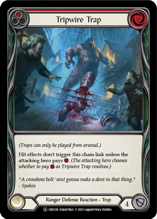 Tripwire Trap — Crucible of War - Unlimited — Rainbow Foil