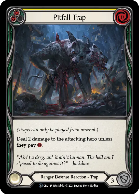 Pitfall Trap — Crucible of War - Unlimited — Rainbow Foil