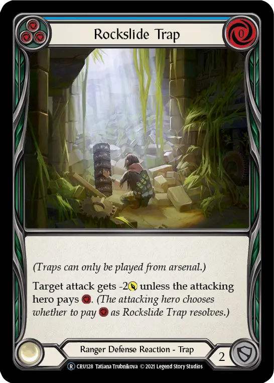 Rockslide Trap — Crucible of War - Unlimited — Rainbow Foil