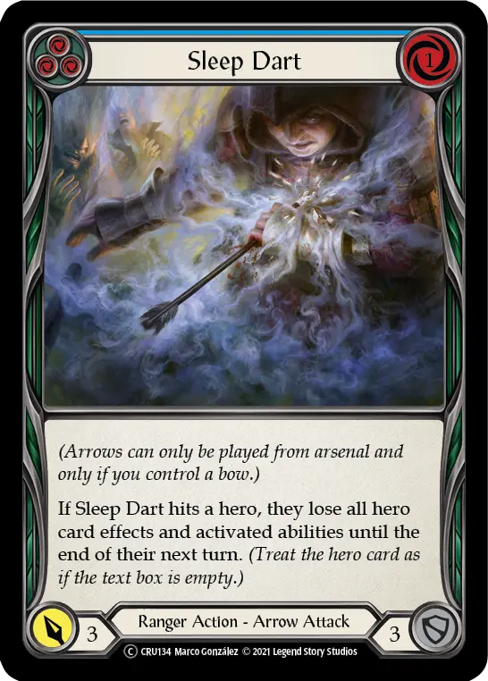 Sleep Dart — Crucible of War - Unlimited — Rainbow Foil
