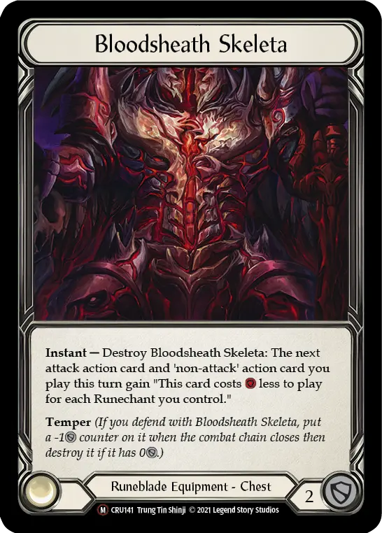 Bloodsheath Skeleta — Crucible of War - Unlimited — Rainbow Foil