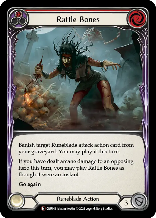 Rattle Bones — Crucible of War - Unlimited — Rainbow Foil