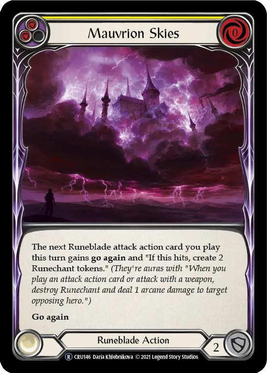 Mauvrion Skies — Crucible of War - Unlimited — Rainbow Foil