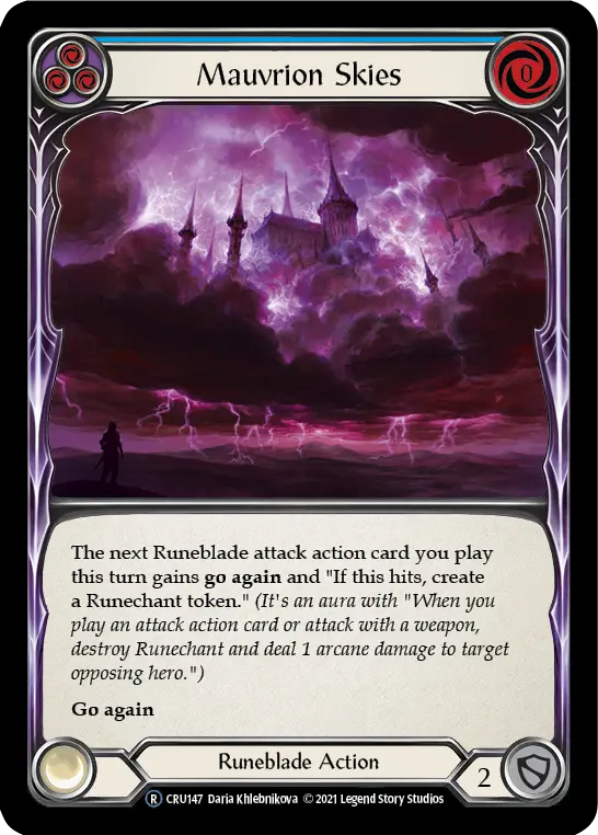 Mauvrion Skies — Crucible of War - Unlimited — Rainbow Foil