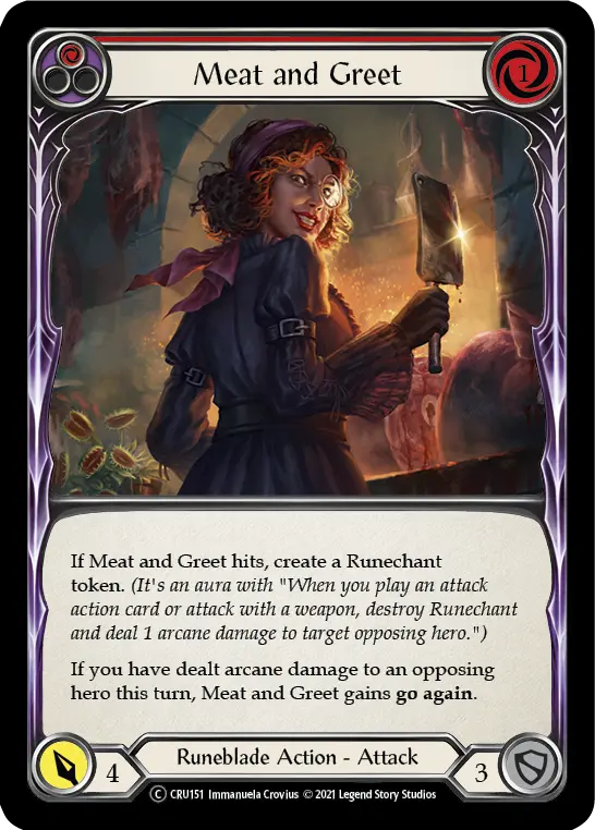 Meat and Greet — Crucible of War - Unlimited — Rainbow Foil