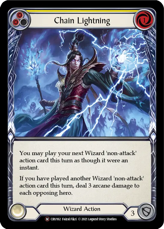 Chain Lightning — Crucible of War - Unlimited — Rainbow Foil
