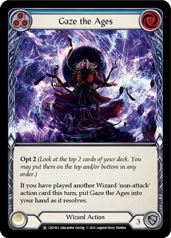 Gaze the Ages — Crucible of War - Unlimited — Rainbow Foil