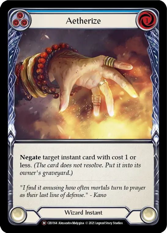 Aetherize — Crucible of War - Unlimited — Rainbow Foil