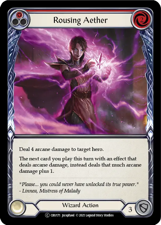 Rousing Aether — Crucible of War - Unlimited — Rainbow Foil