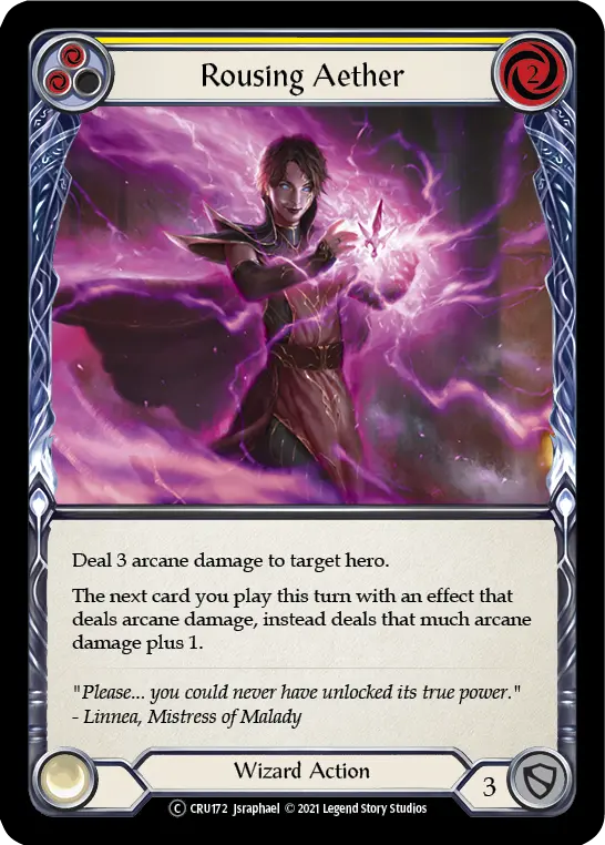 Rousing Aether — Crucible of War - Unlimited — Rainbow Foil