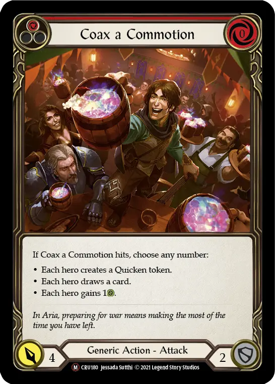 Coax a Commotion — Crucible of War - Unlimited — Rainbow Foil