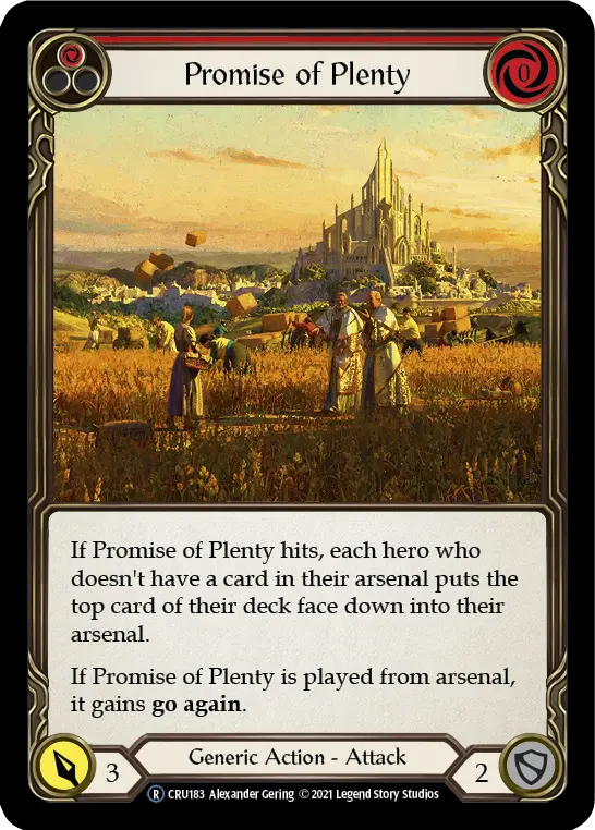 Promise of Plenty — Crucible of War - Unlimited — Rainbow Foil