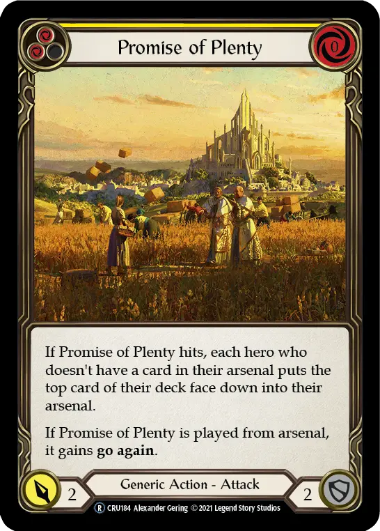 Promise of Plenty — Crucible of War - Unlimited — Rainbow Foil