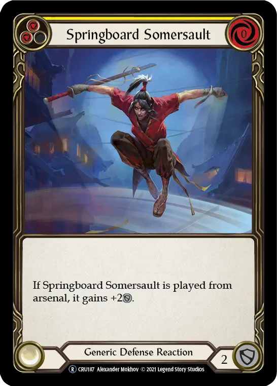 Springboard Somersault — Crucible of War - Unlimited — Rainbow Foil