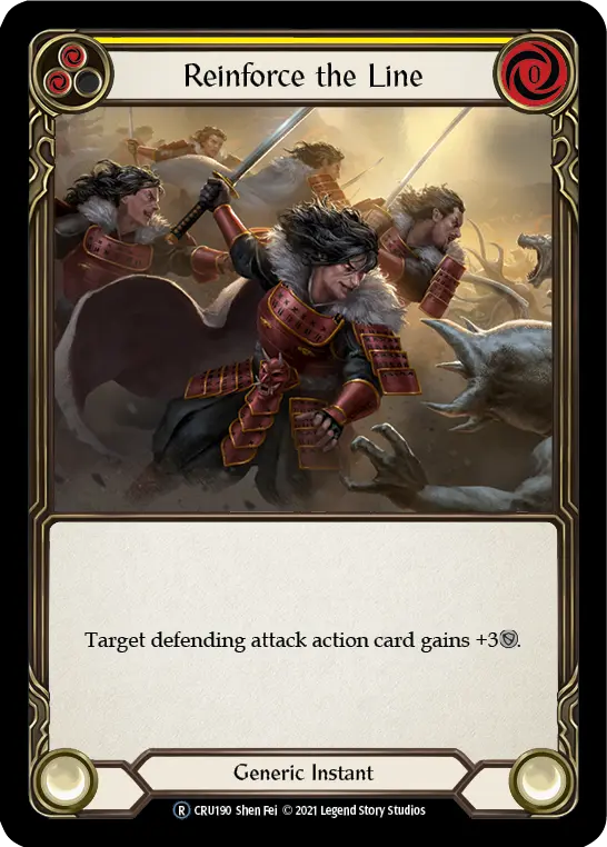 Reinforce the Line — Crucible of War - Unlimited — Rainbow Foil