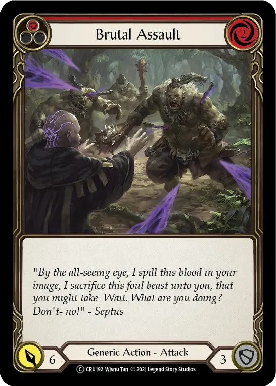 Brutal Assault — Crucible of War - Unlimited — Rainbow Foil