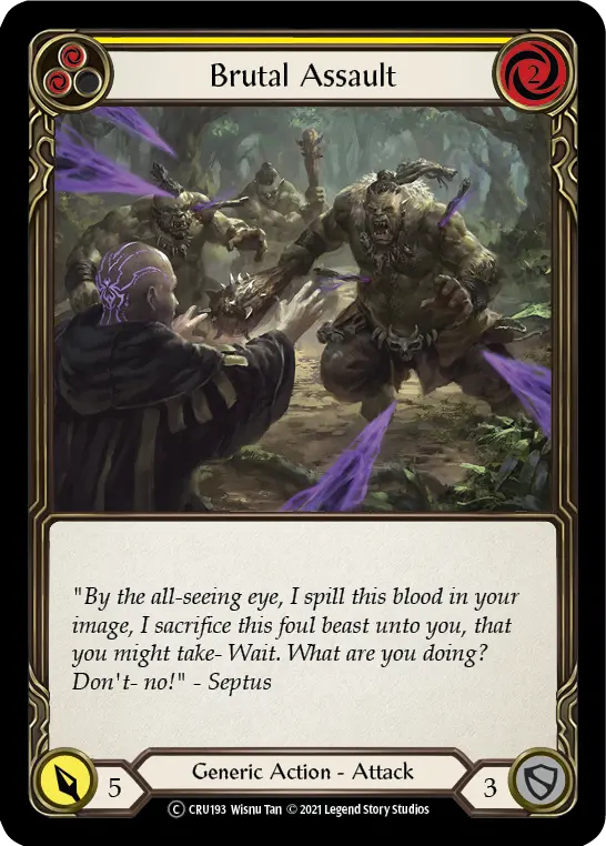 Brutal Assault — Crucible of War - Unlimited — Rainbow Foil