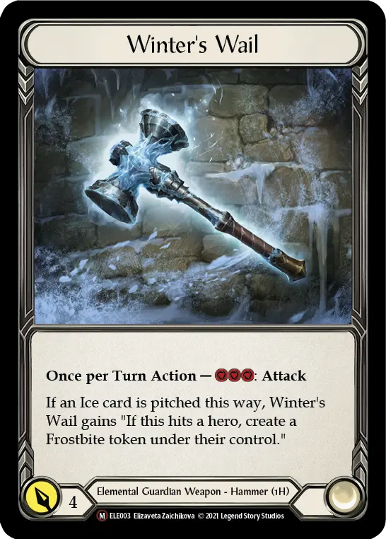 Winter's Wail — Tales of Aria - Unlimited — Rainbow Foil