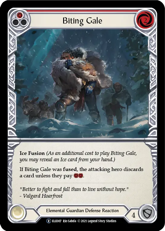 Biting Gale — Tales of Aria - Unlimited — Rainbow Foil