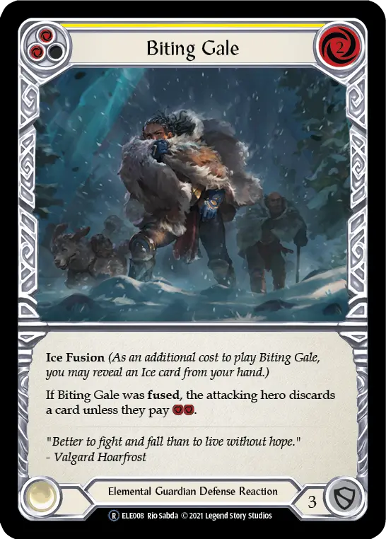 Biting Gale — Tales of Aria - Unlimited — Rainbow Foil