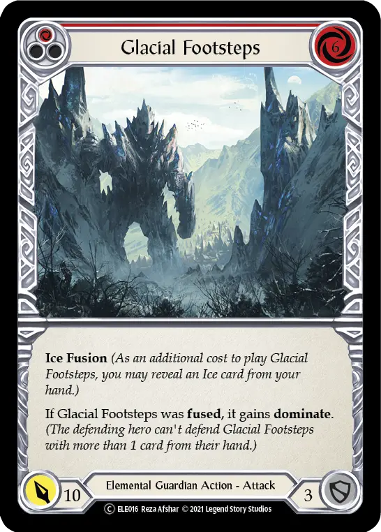 Glacial Footsteps — Tales of Aria - Unlimited — Rainbow Foil
