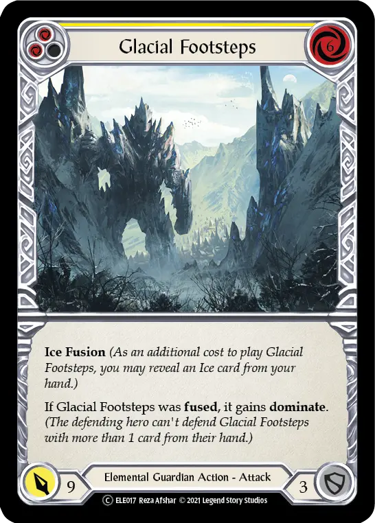 Glacial Footsteps — Tales of Aria - Unlimited — Rainbow Foil