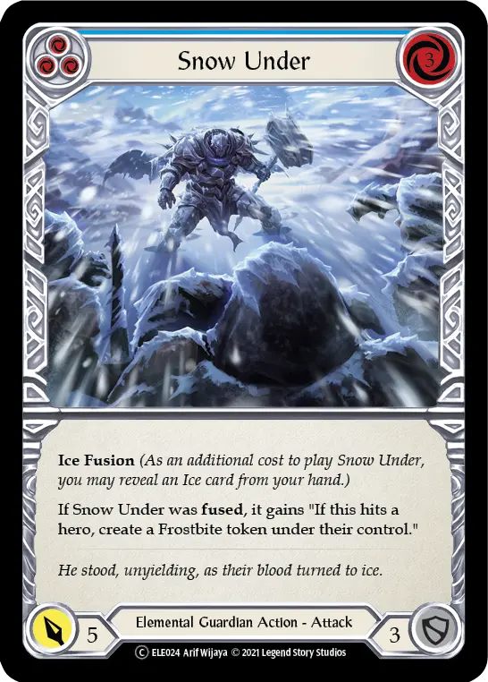 Snow Under — Tales of Aria - Unlimited — Rainbow Foil