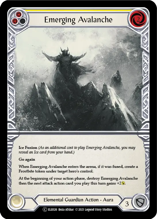 Emerging Avalanche — Tales of Aria - Unlimited — Rainbow Foil